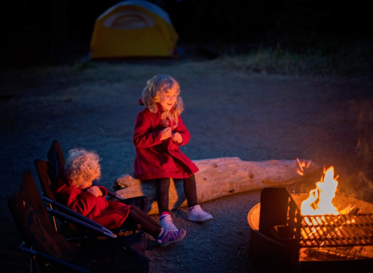 Camping Cape Disappointment with Kids